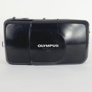 Vintage Olympus Stylus Zoom 35mm Film Camera Black